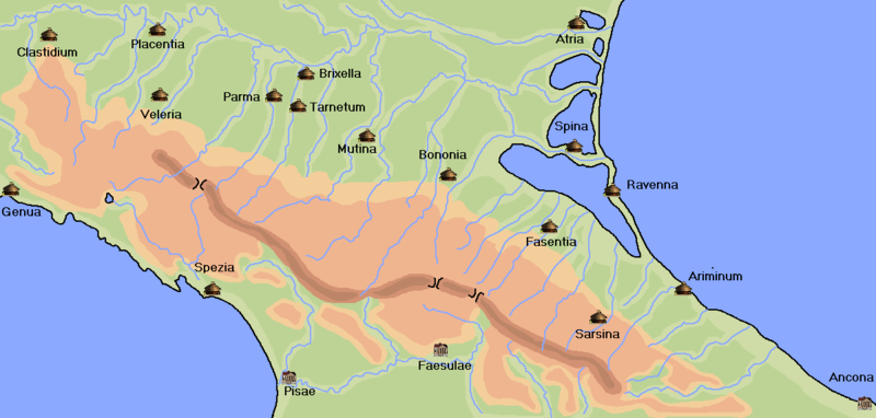 Principales cités de la région